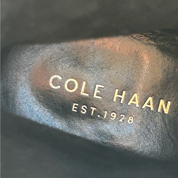 Cole Haan Hemlock W00198 Black Leather Buckle Boot Size 7.5 - Picture 4 of 15